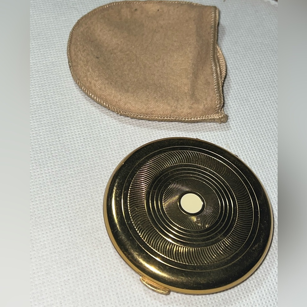 COTY "Air Spun" Compact Paris New York "Poudre de Beaute" mirror powder Case